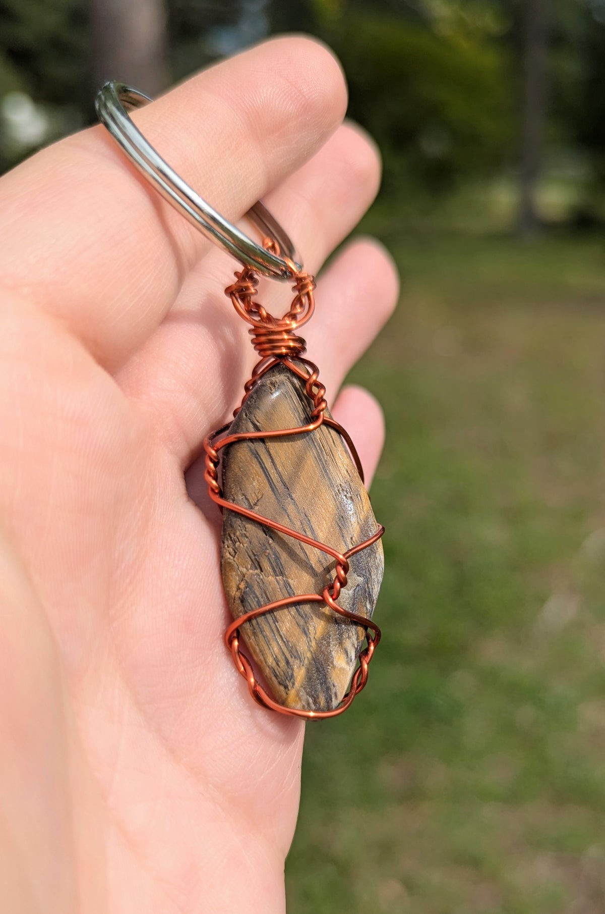 Tiger Eye Keychain