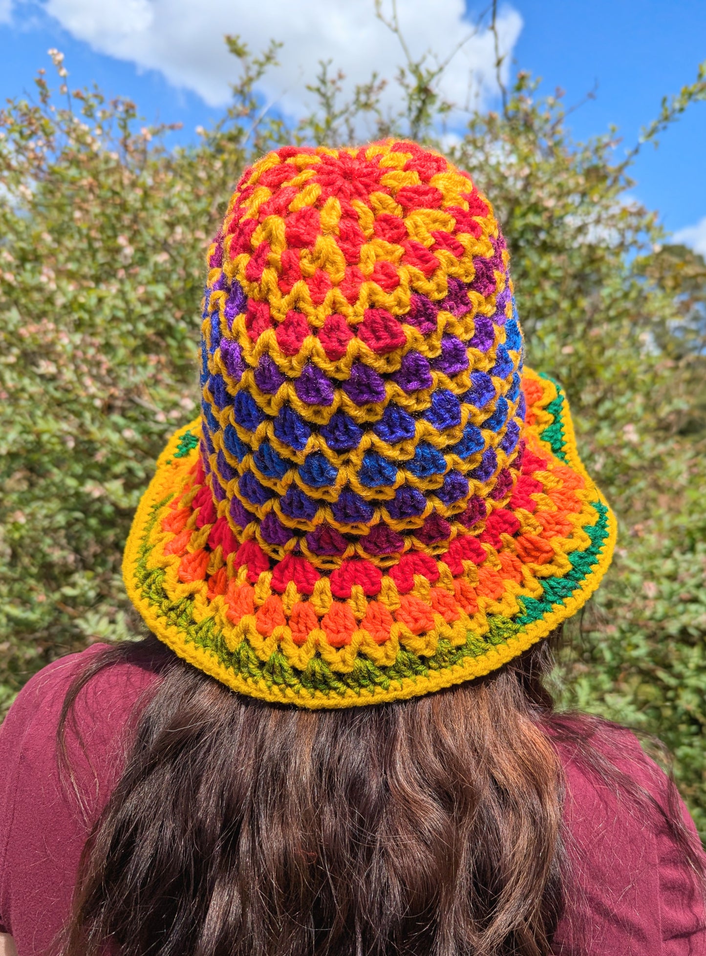 Rainbow/Yellow Pride Bucket Hat