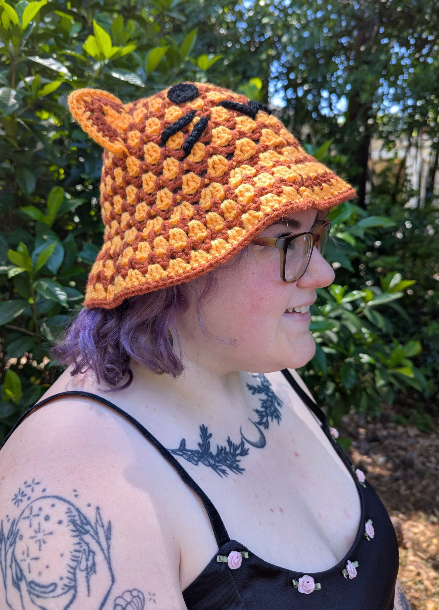 Trouble (Orange Tabby) Bucket Hat