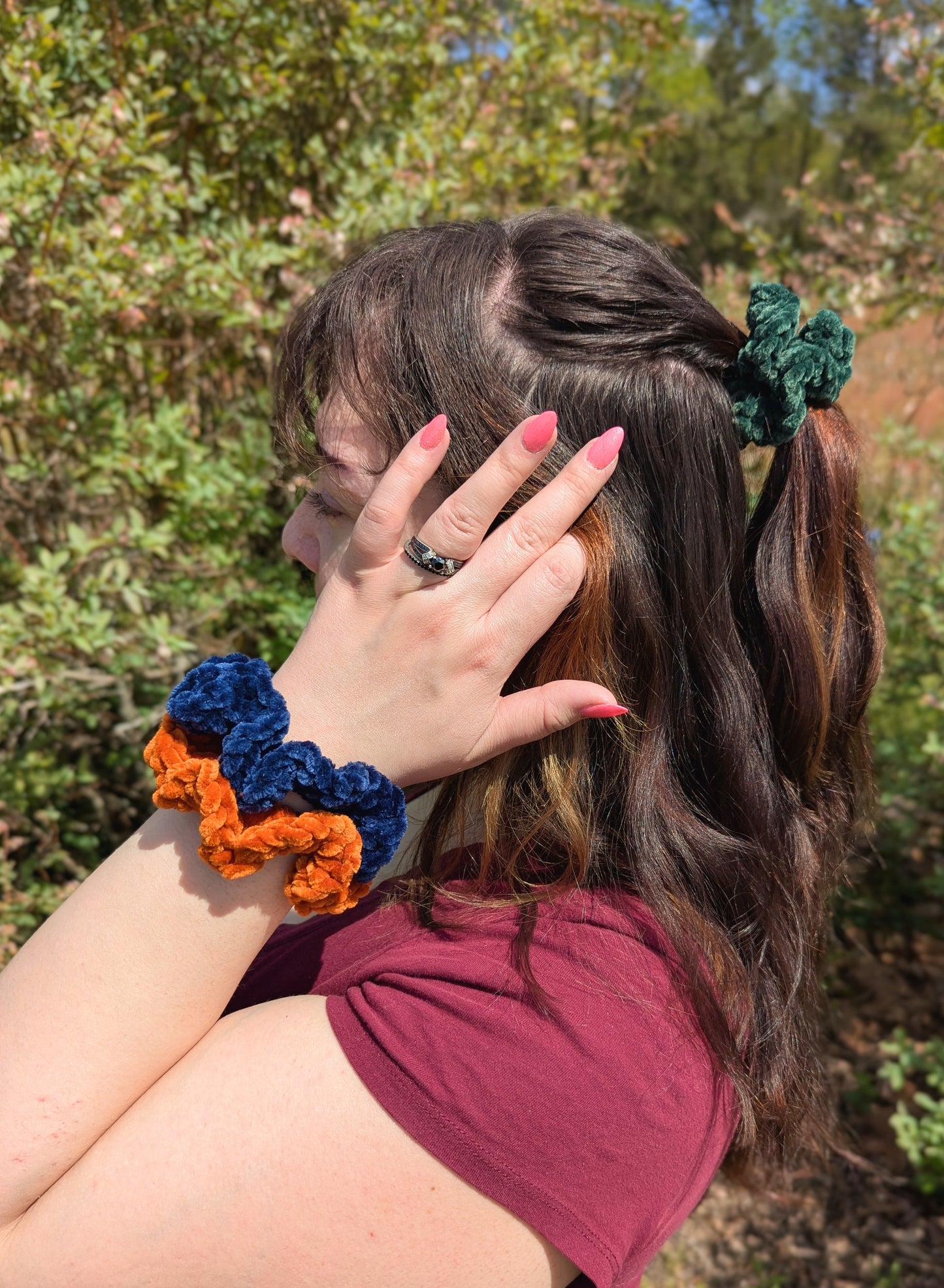 Velvet Scrunchie 3pk pk