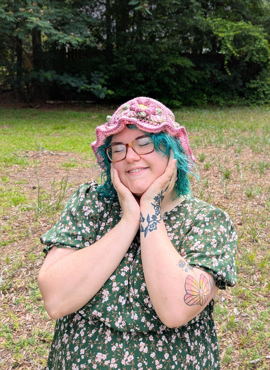 Into the Rose Garden Bucket Hat