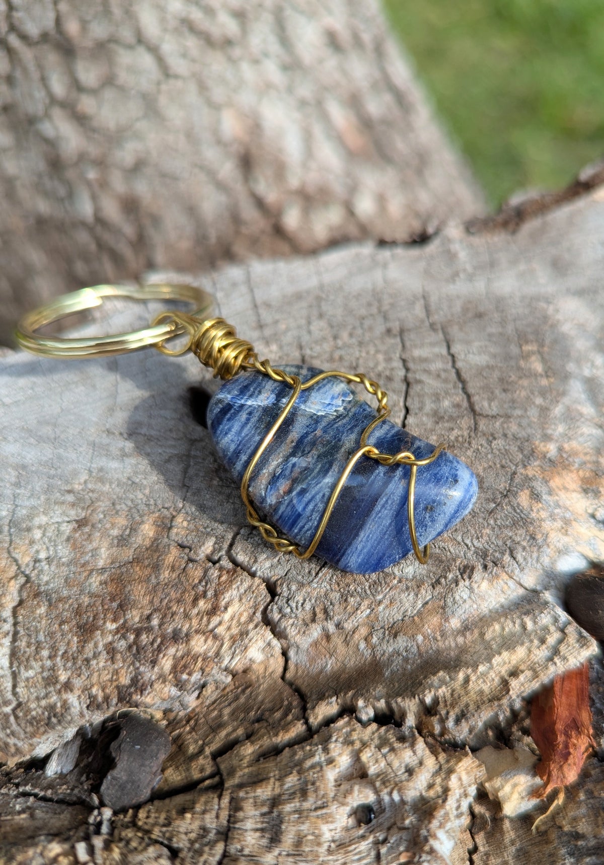 Blue Sodalite Keychain