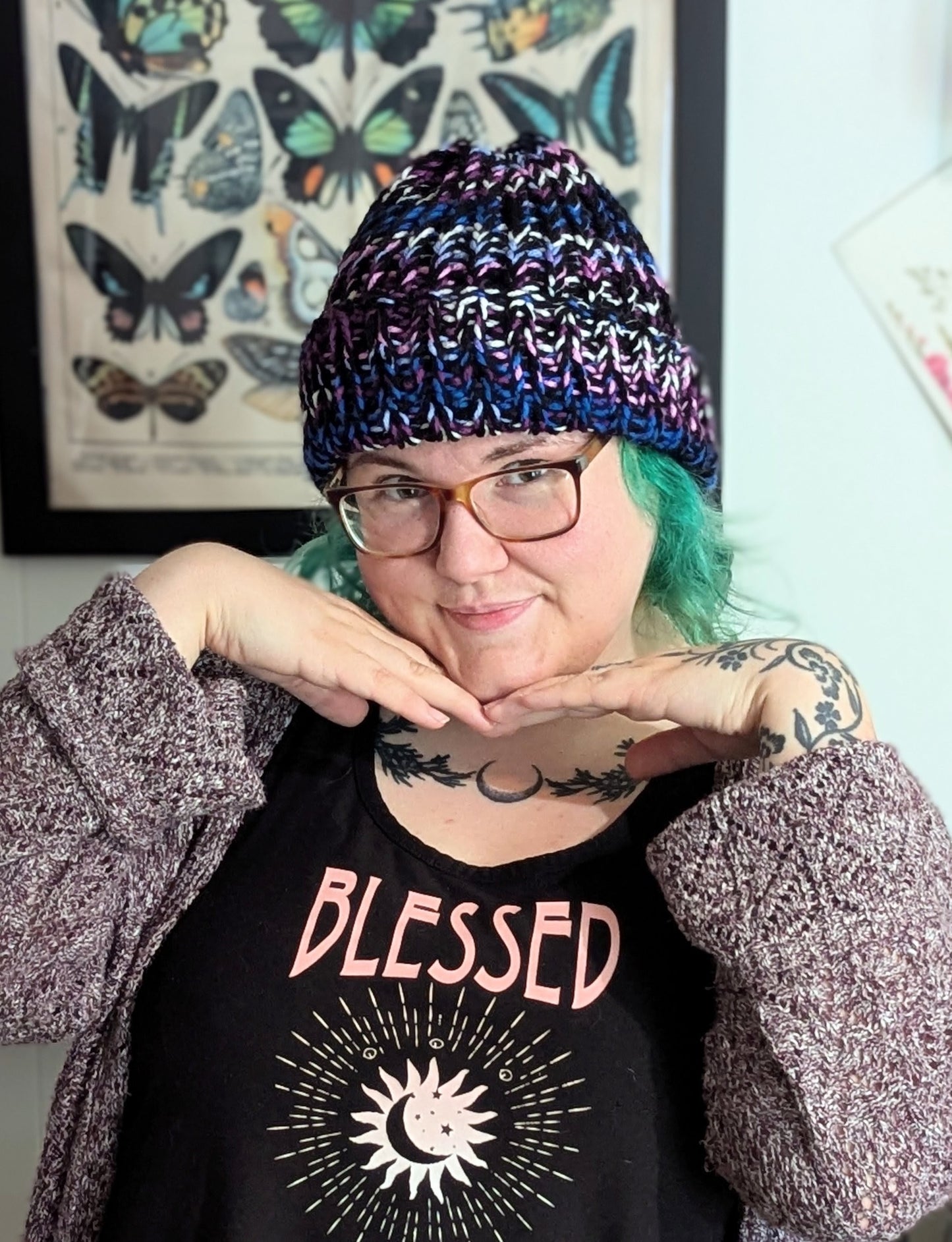 Fluidity Chunky Pride Beanie