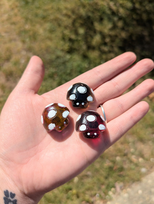 Resin Mushies Magnets 3pk