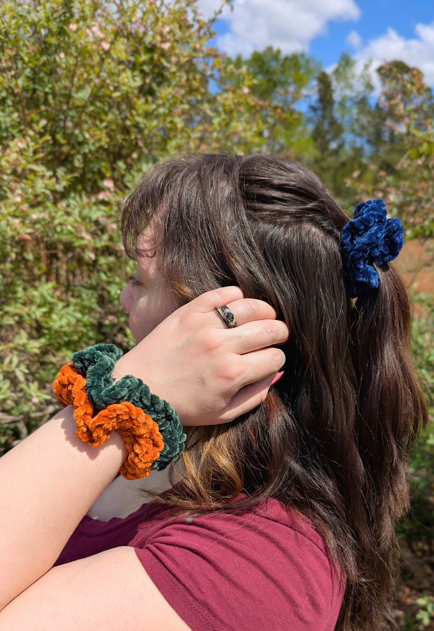 Velvet Scrunchie 3pk pk