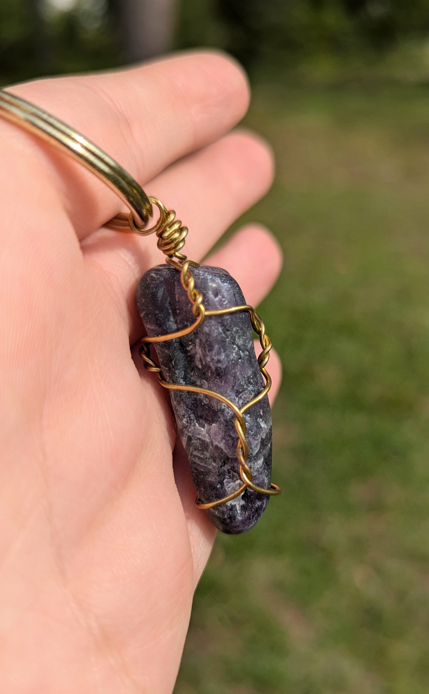 Amethyst Keychain