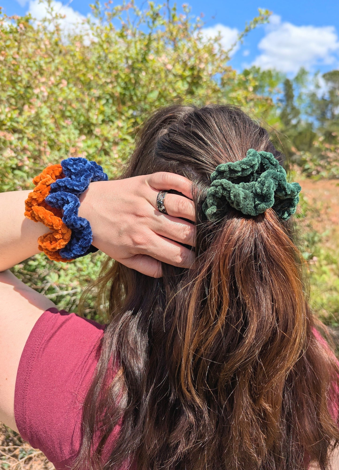 Velvet Scrunchie 3pk pk
