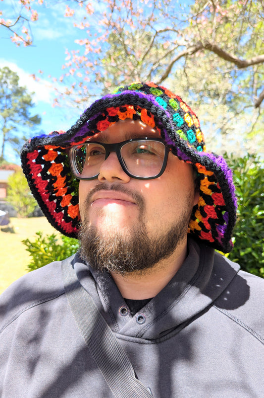 Rainbow/Black Pride Bucket Hat