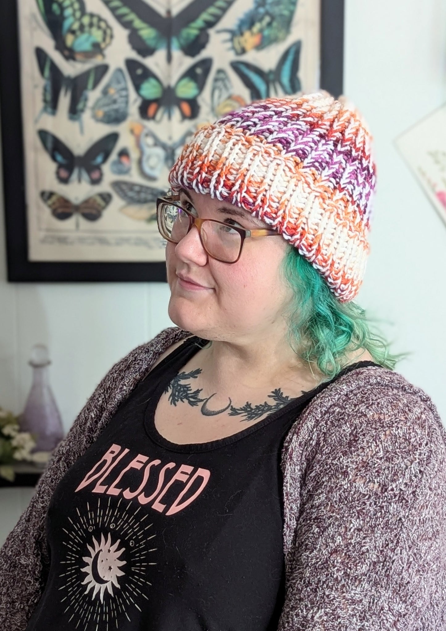 Sunburst Chunky Pride Beanie