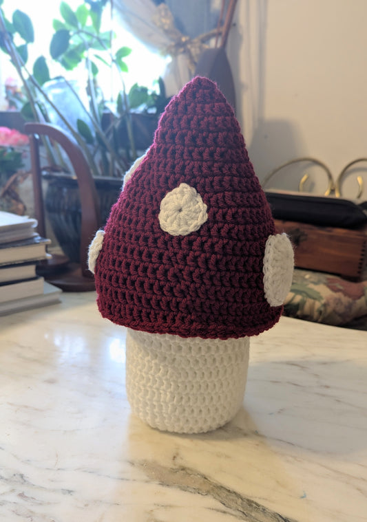 Crochet Mushroom Container
