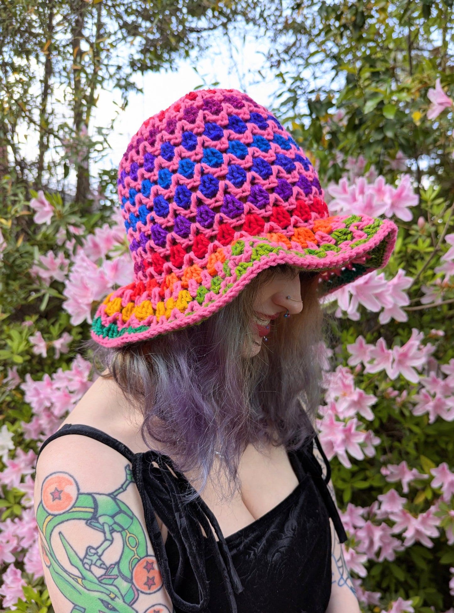 Rainbow/Pink Pride Bucket Hat