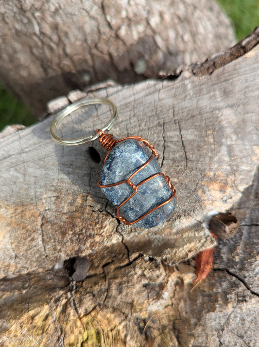 Blue Sodalite Keychain
