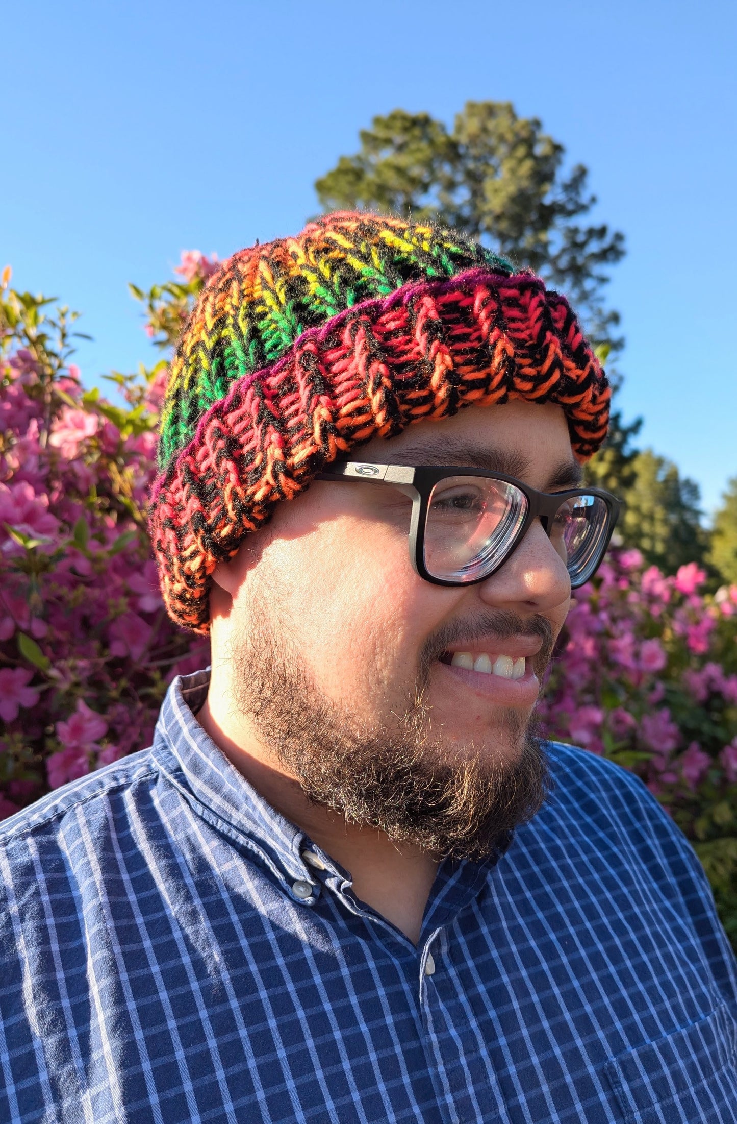 Black/Rainbow Pride Beanie