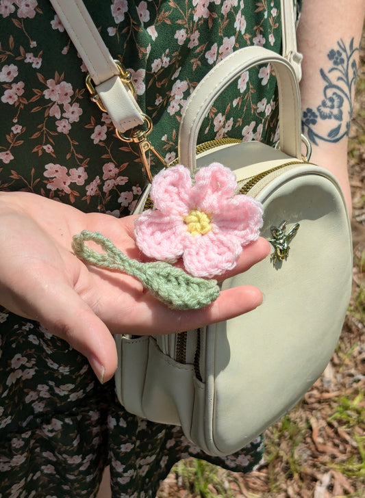 Flower Bookmark/Bag Charm