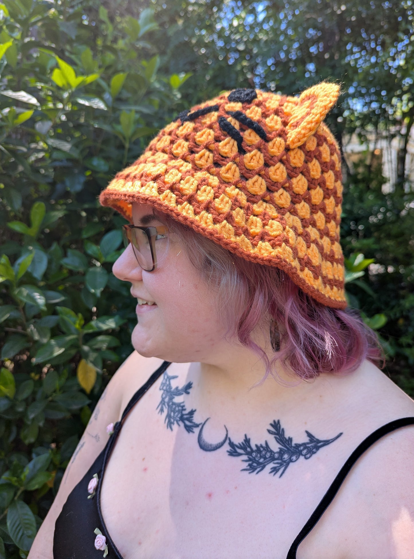 Trouble (Orange Tabby) Bucket Hat