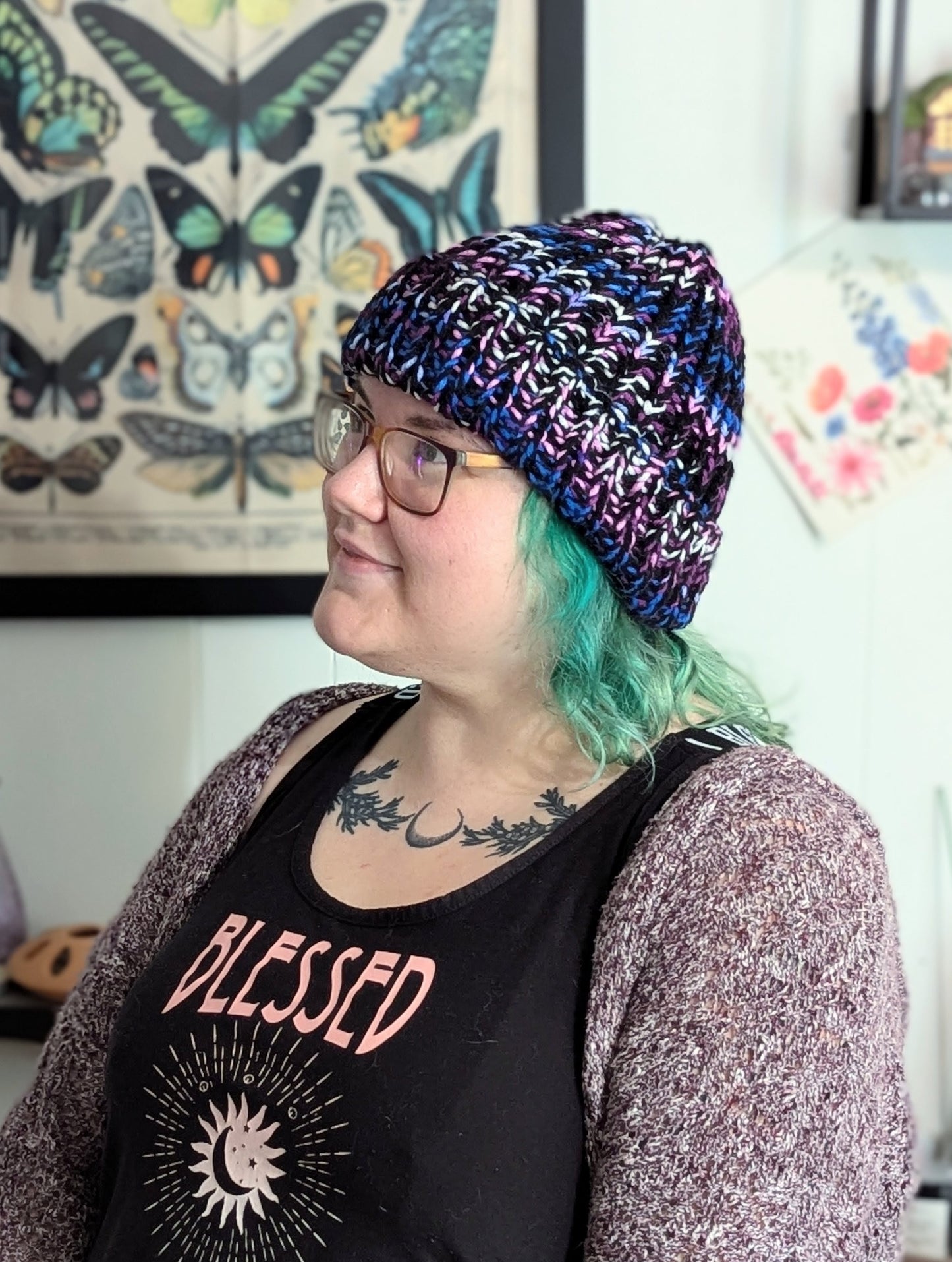 Fluidity Chunky Pride Beanie