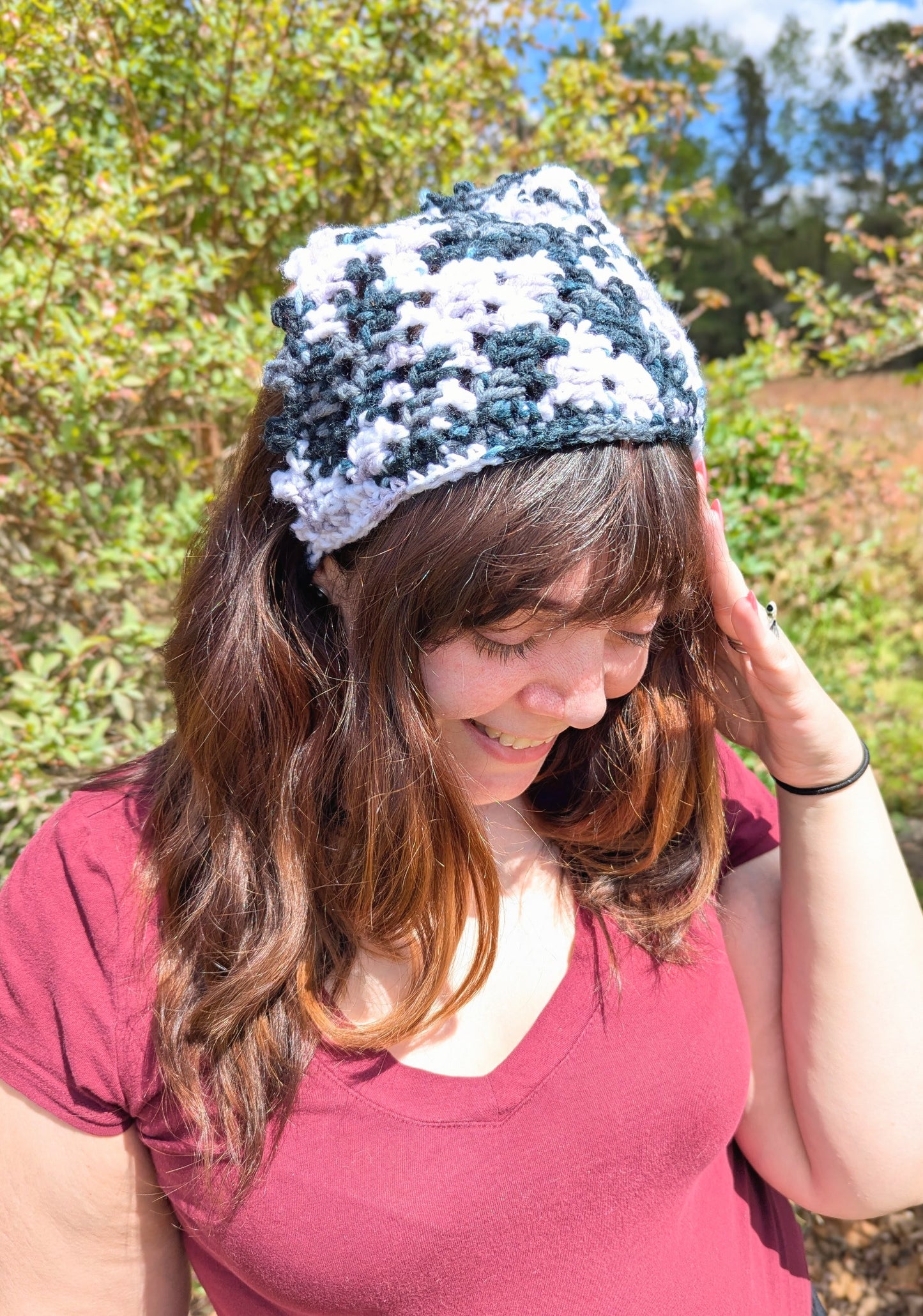 Grey Camo Bandana