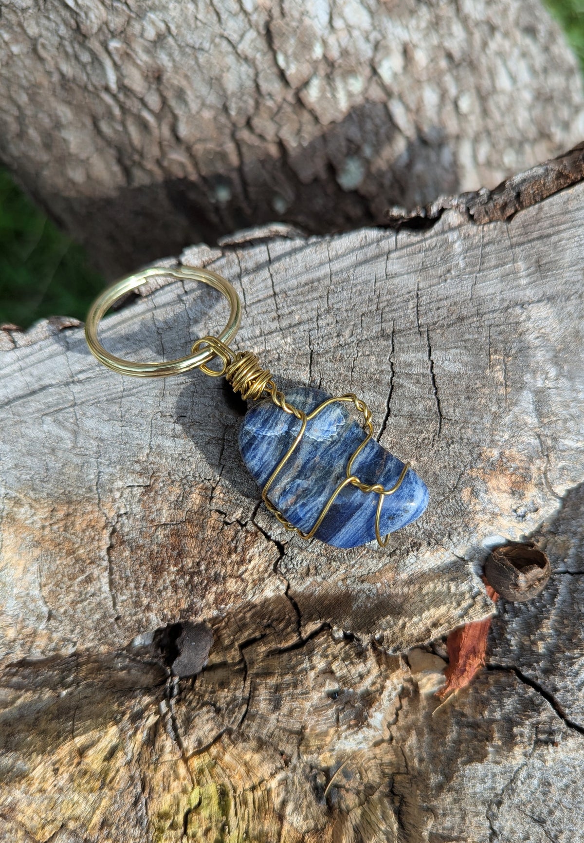 Blue Sodalite Keychain