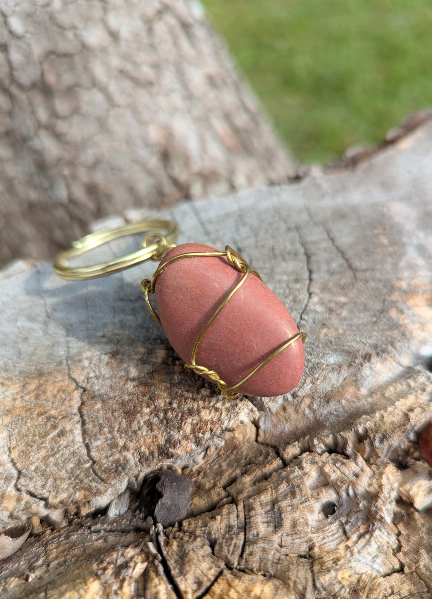 Red Jasper Keychain