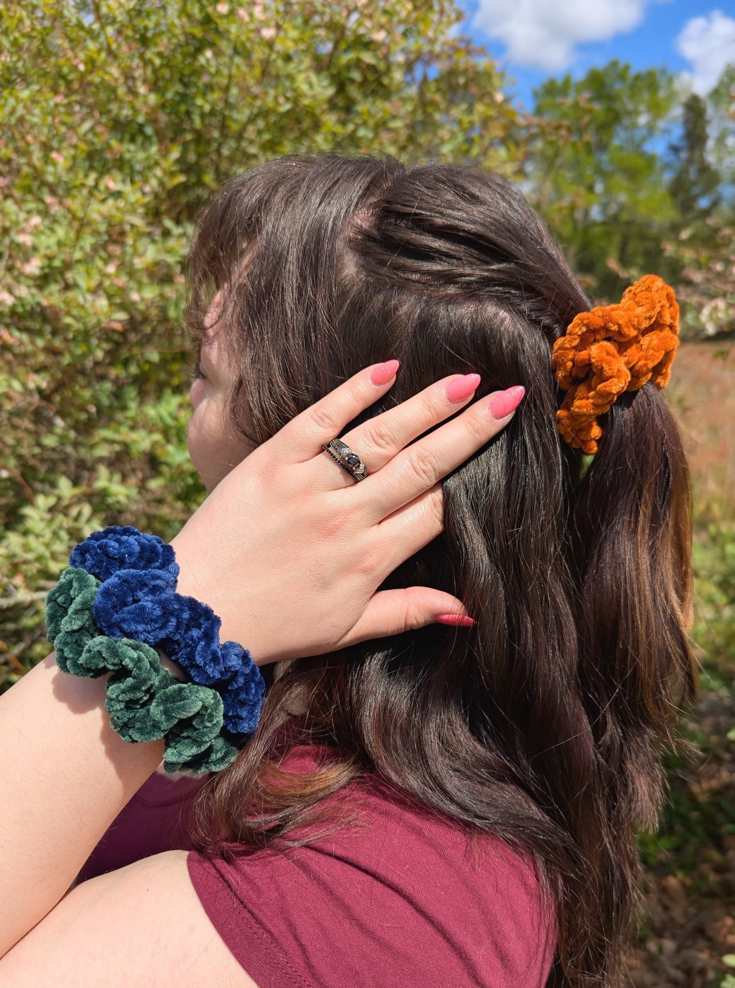 Velvet Scrunchie 3pk pk