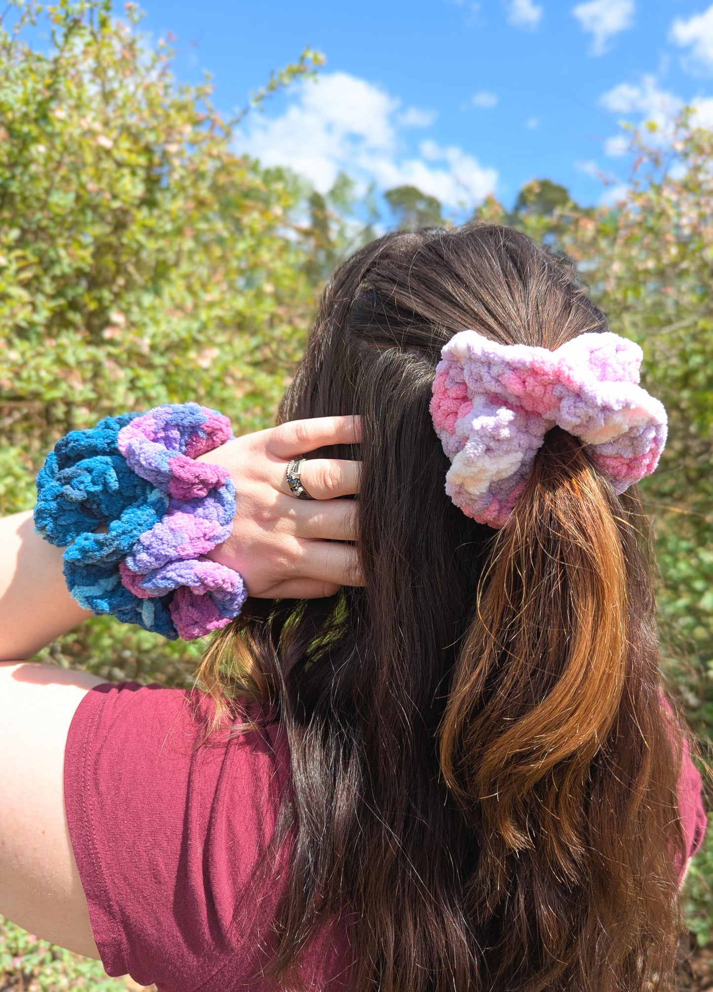 Ruffled Scrunchie 3pk