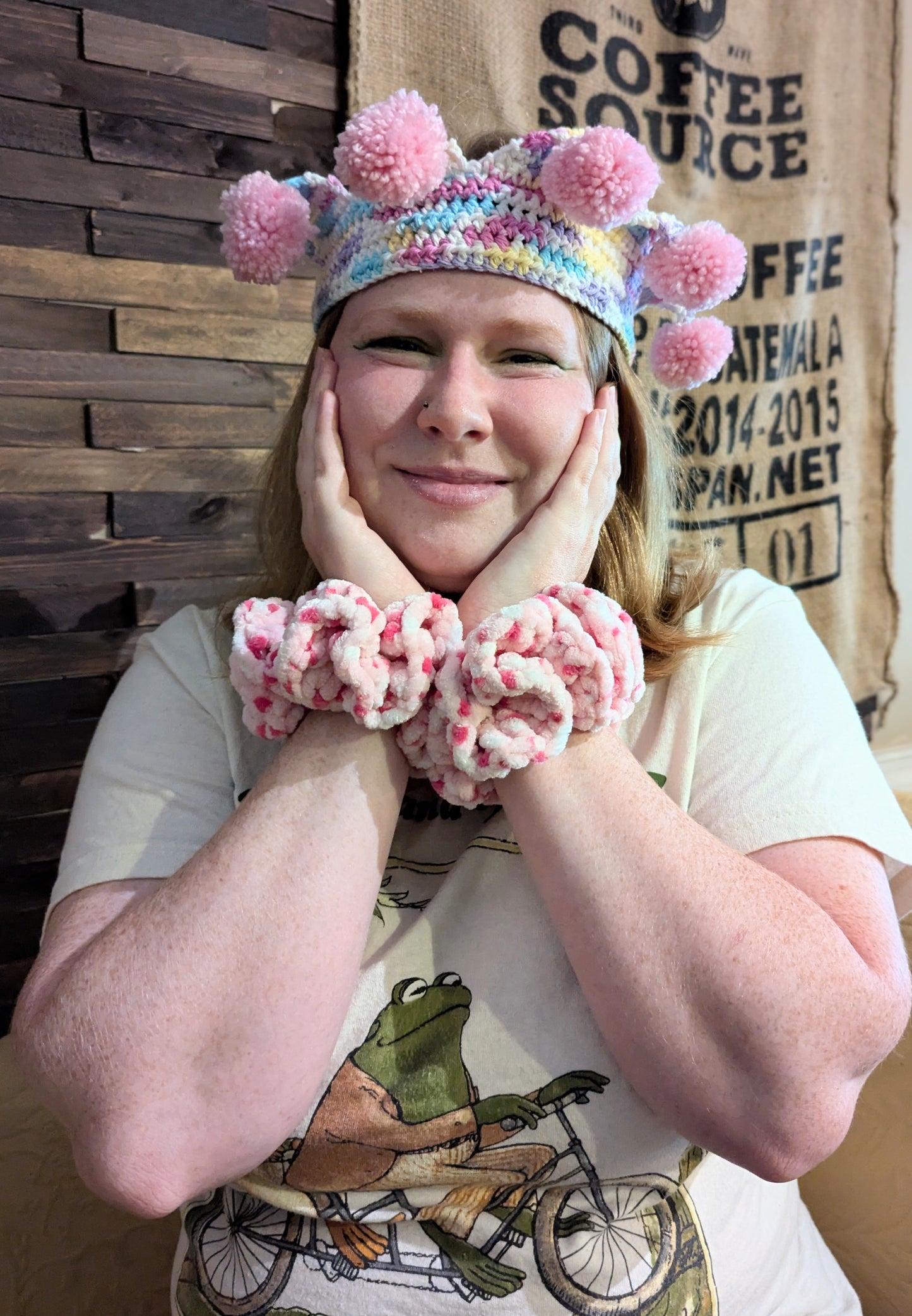 Bubblegum Jester Cuffs