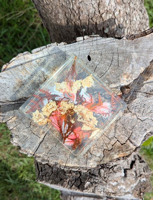 Floral Resin Coaster