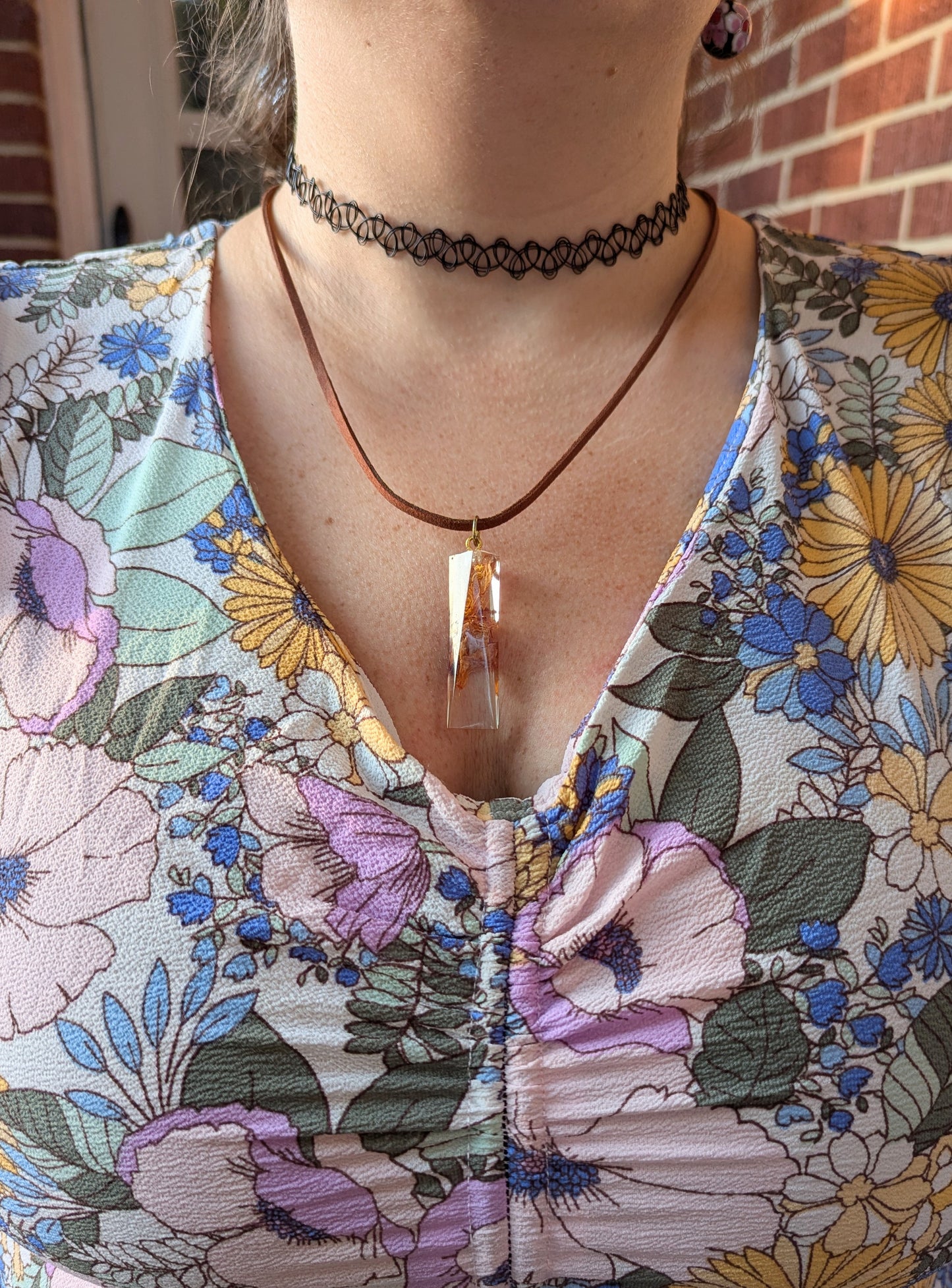 Rose of Sharon Necklace