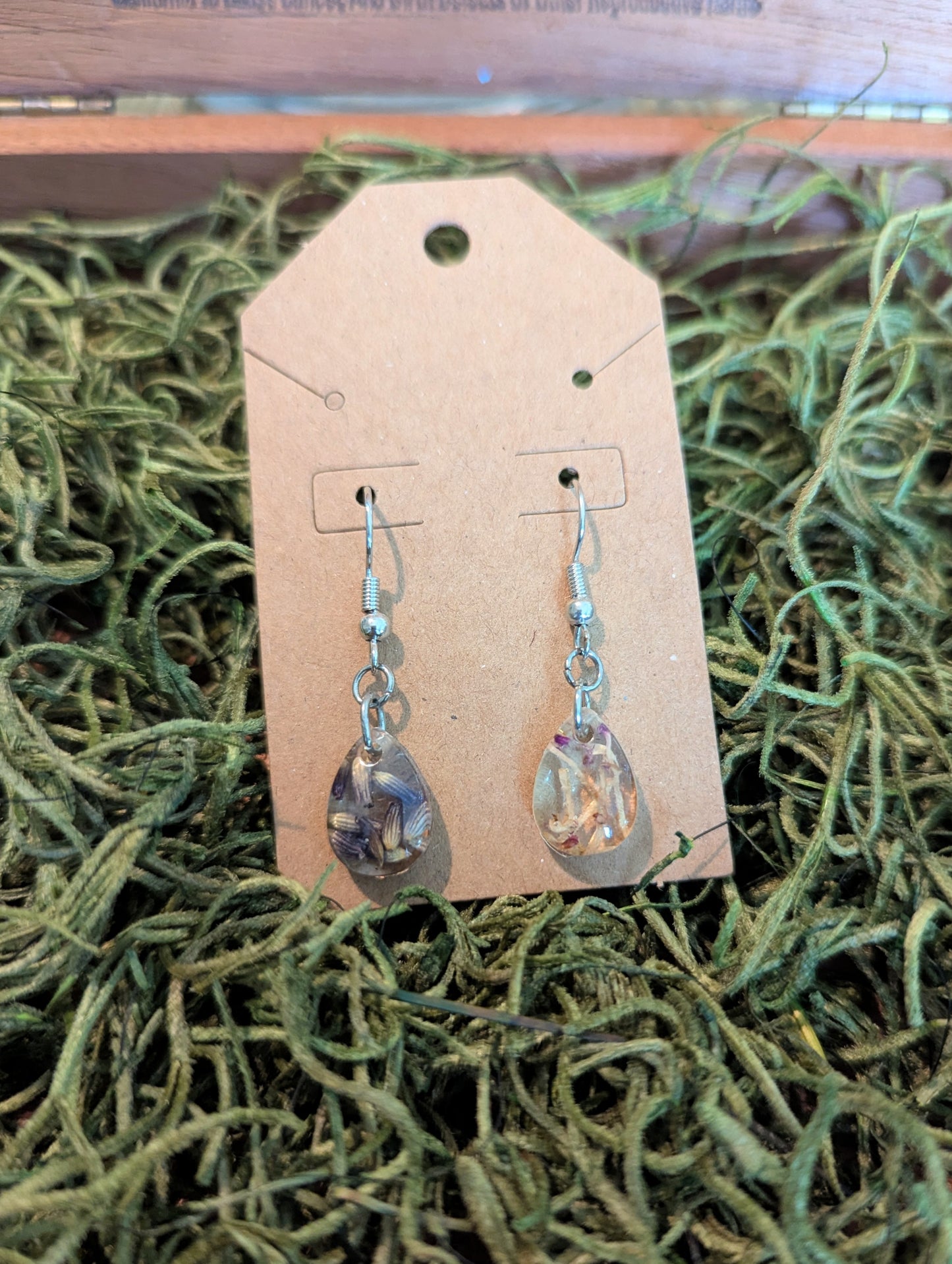 Teardrop Floral Earrings