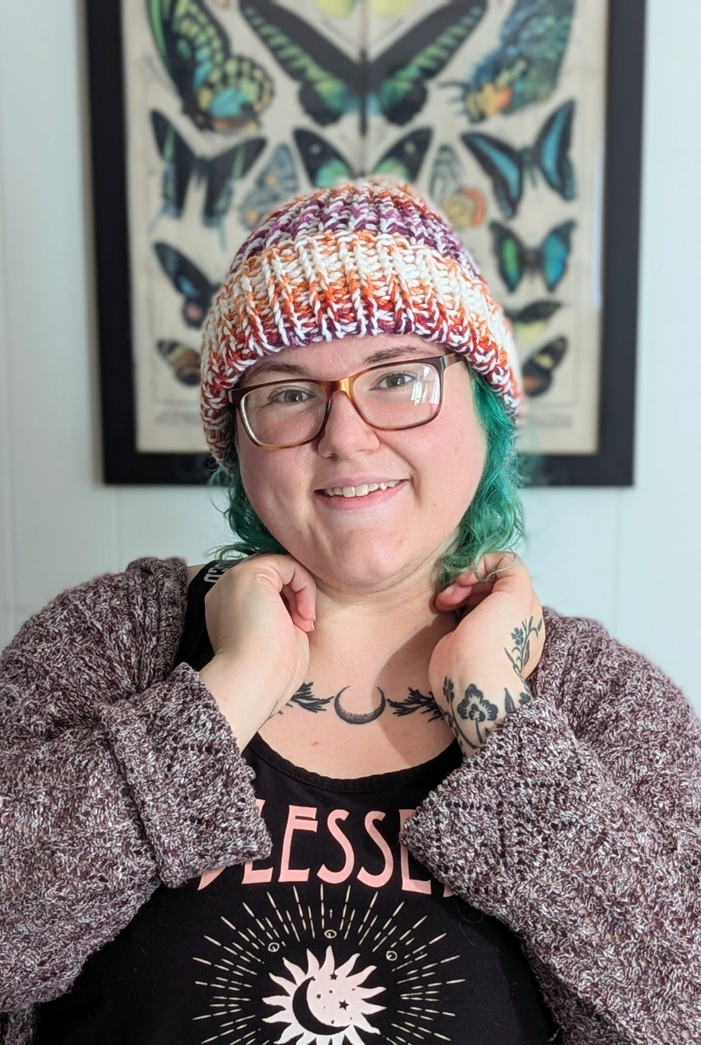 Sunburst Chunky Pride Beanie