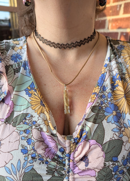 Juniper Ridged Necklace