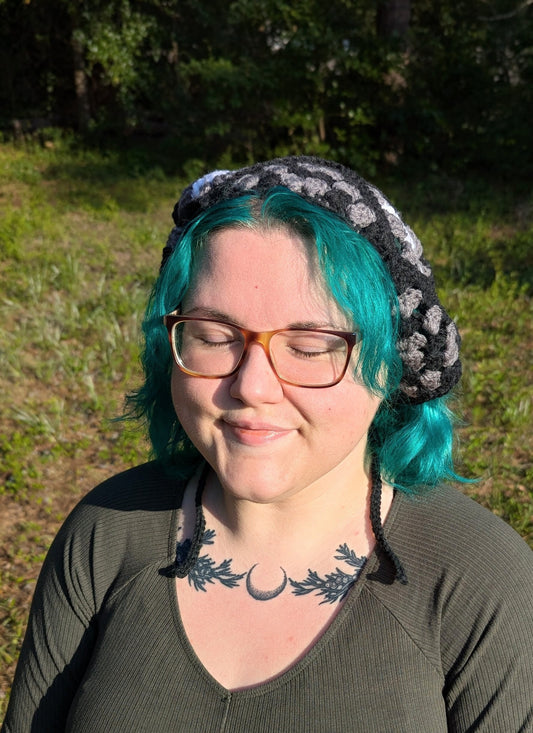 Skull Granny Square Bandana