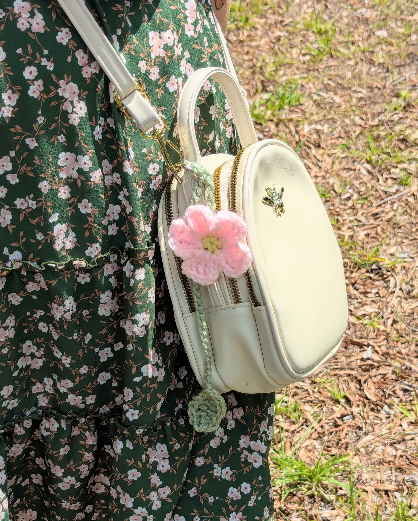 Flower Bookmark/Bag Charm