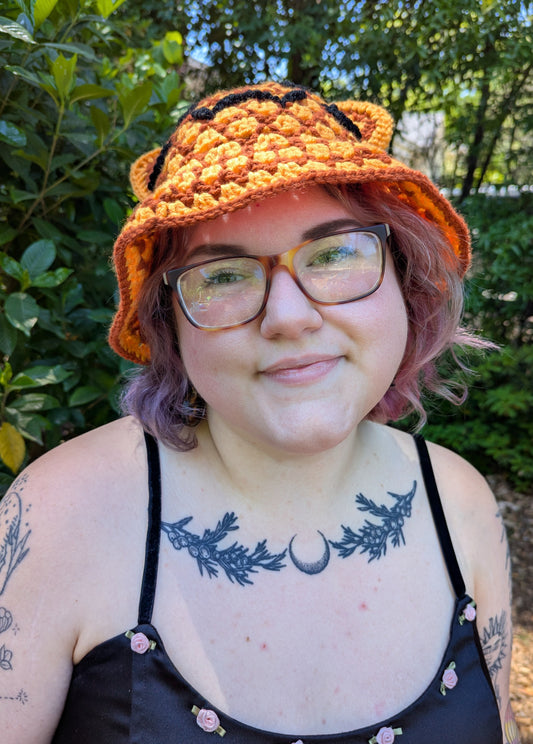 Trouble (Orange Tabby) Bucket Hat