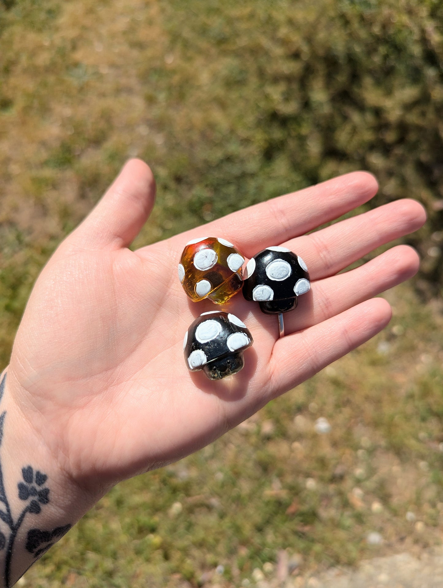 Resin Mushies Magnet 3pk