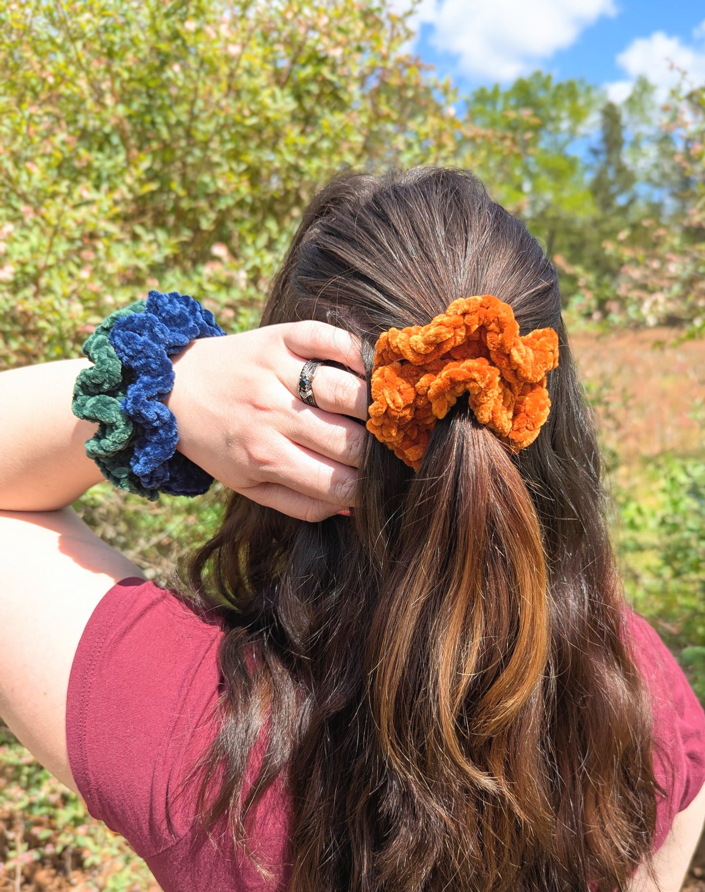 Velvet Scrunchie 3pk pk