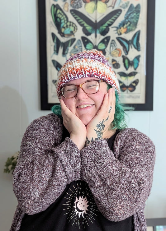 Sunburst Chunky Pride Beanie