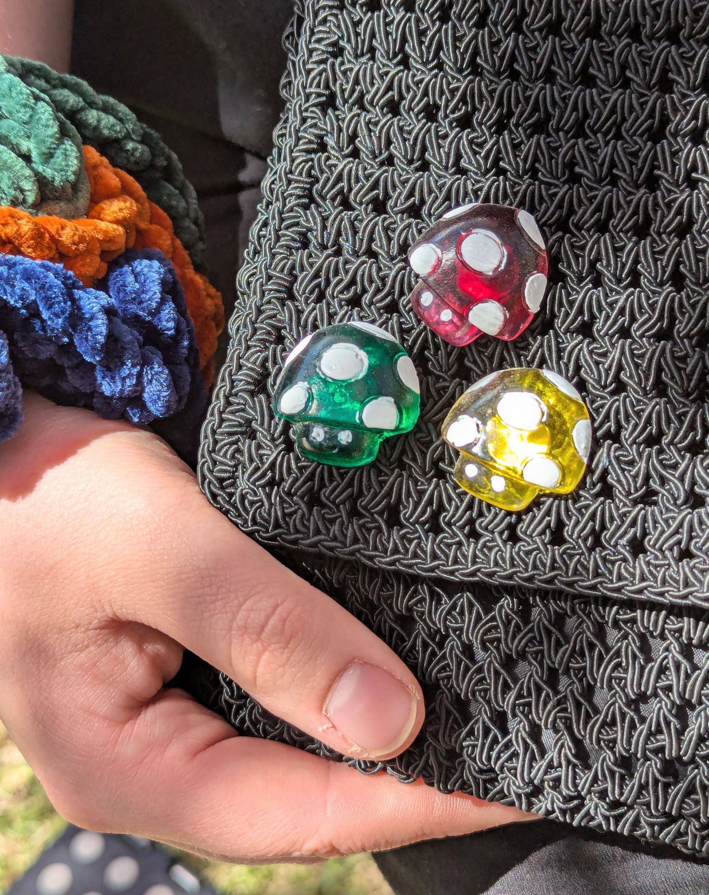 Mushies Resin Pin 3pk