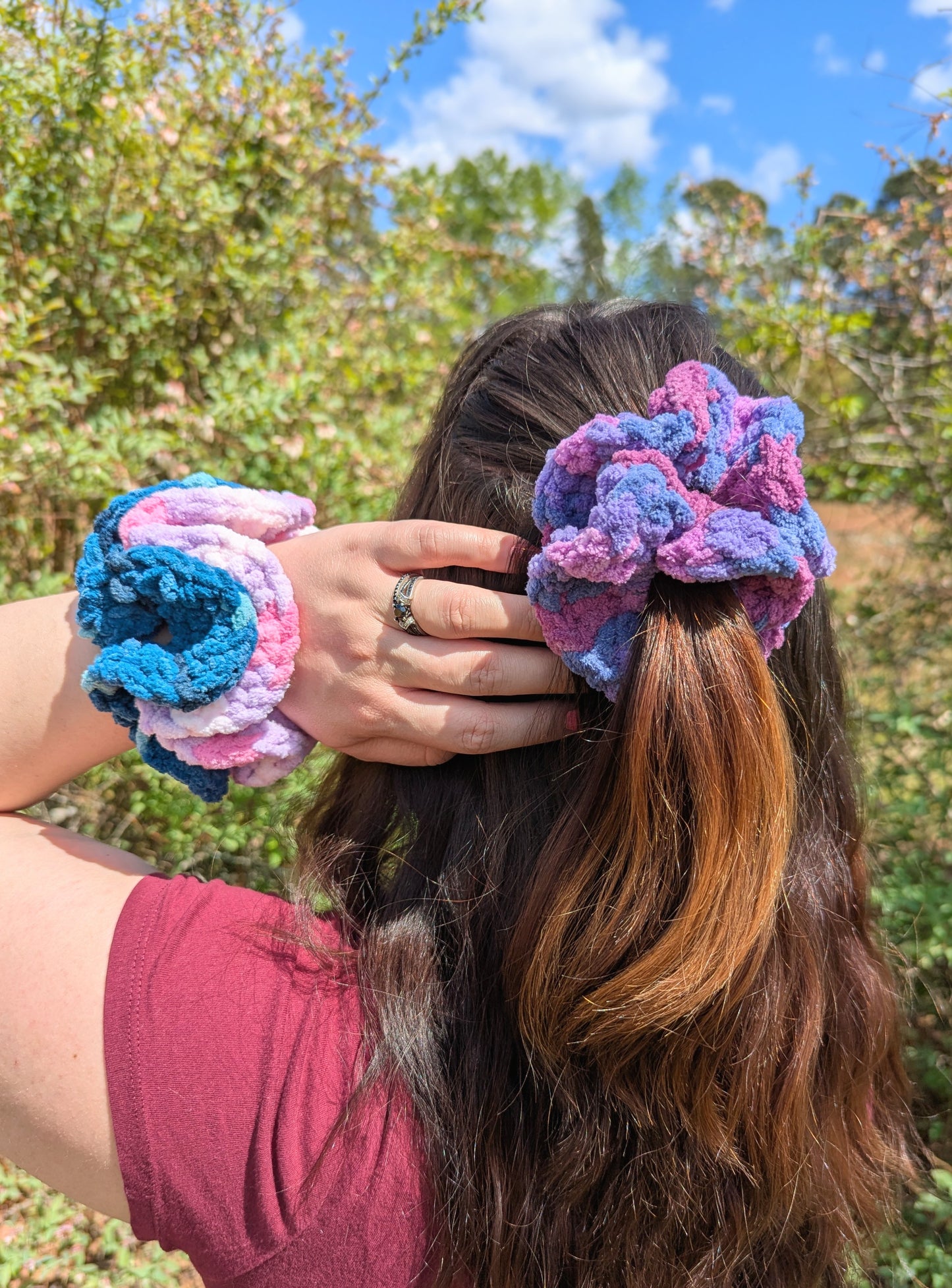 Ruffled Scrunchie 3pk